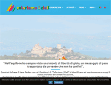 Tablet Screenshot of coloriamoicieli.com